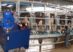 Milking systems benefit from bespoke hydraulic package