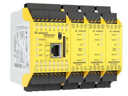 Compact modular safety controller from Wieland Electric