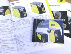 Free CD details ESAB welding products and supplies
