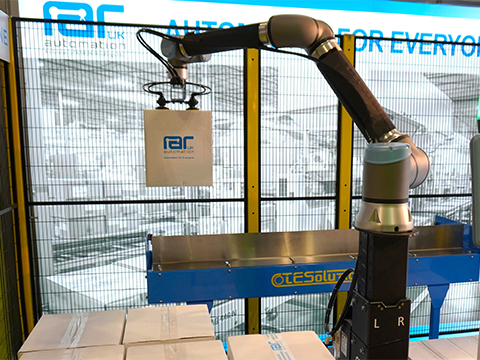 RARUK Automation to showcase cobot palletising solution at Packaging Innovations and EMPACK