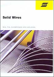 Free 84-page catalogue of welding wires from ESAB