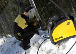 Ergonomic, rugged, reliable Caddy Mig inverter welding systems