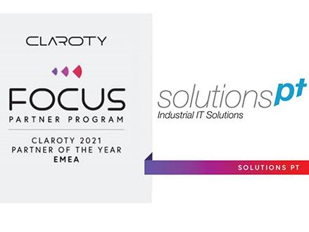 SolutionsPT highlighted as EMEA Partner of the Year from Claroty
