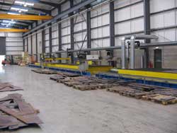 Suprarex machine cuts steel plate 125% faster