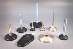 Levelling feet and accessories at very competitive prices