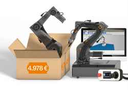 All-in-one igus robolink DCi robotic arm and controller