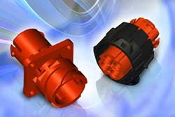 500V DC APD four-way connector for automotive applications