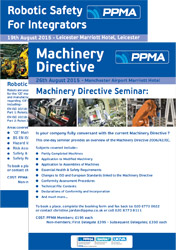 Machinery safety seminars from the PPMA - summer 2015