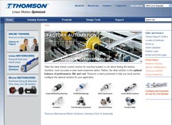 Thomsonlinear.com includes design tools and resources
