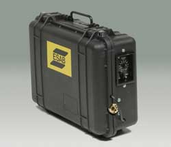 Portable wire feeders built into rugged carry cases