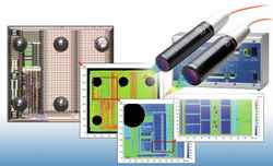 Thermal imaging and dimensional measurement of microelectronics