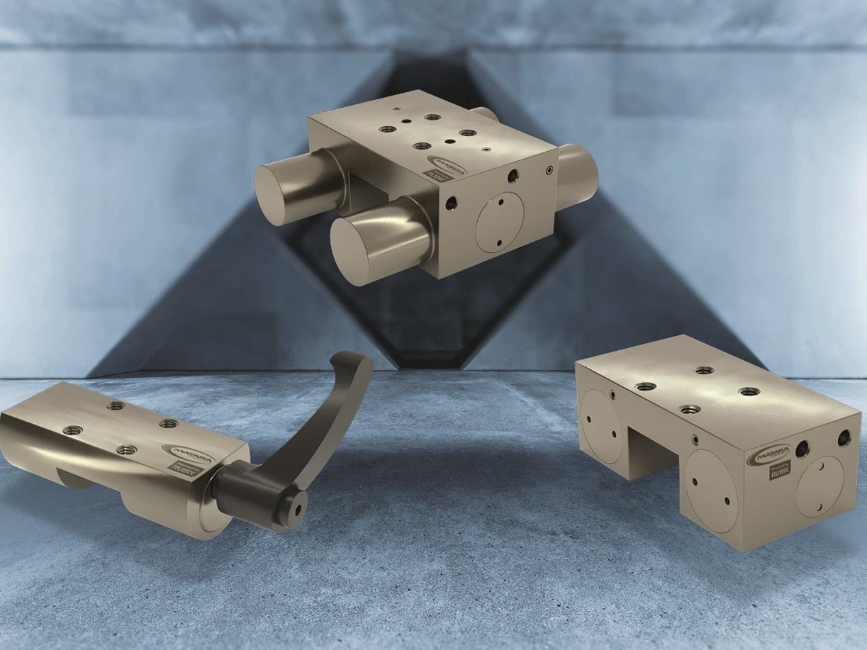 Matara launches linear rail and shaft clamping elements for machine builders