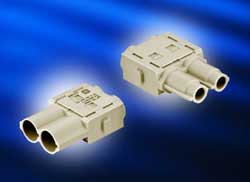 Connector module handles high currents of up to 70A