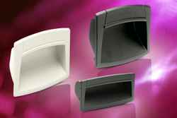 Flush pull handles for clean environments also UL certified