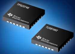 TI USB-PD source controllers and USB 3.1 10Gbps linear redriver