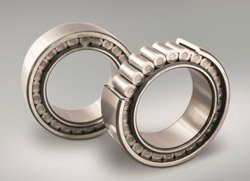 Cylindrical roller bearings for continuous casting machines