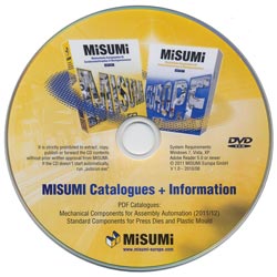 Misumi catalogues and information now available on DVD