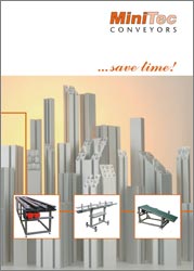 Free catalogue of MiniTec conveyors and components