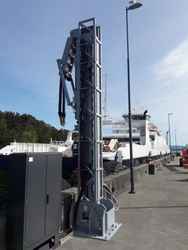 Modular cable feed system from igus for safe shore power supply