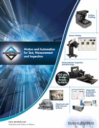 Motion and Automation for Test, Measurement and Inspection