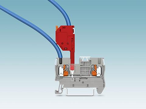 Connectors with lever push-in technology