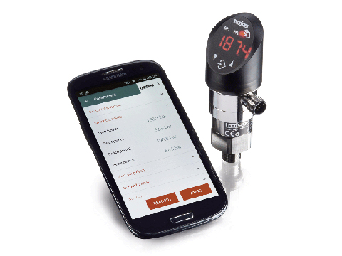 DPS display pressure switch from Trafag