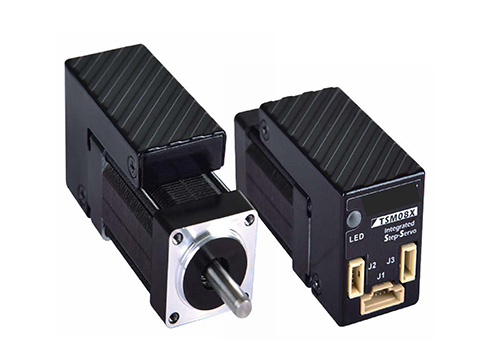 Integrated motor in miniature NEMA 8 frame size