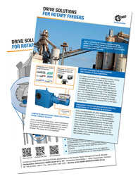 Application flyer: 'Drive Solutions for Rotary Feeders'