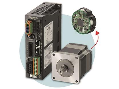 AlphaStep AZ Series stepper motors feature an integrated encoder