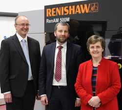 West Midlands MEP Anthea McIntyre visits Renishaw 