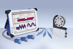 HBM's electric drive testing system at Automotive Testing Show