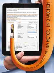 Custom chainflex cables from igus available in just 3 weeks