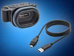 Amphenol waterproof USB Type-C connectors and cables at Mouser