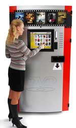 DVD vending machine features three-axis robot
