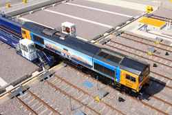 Large-scale energy chain at Port of Felixstowe's rail traverser