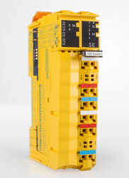 Compact module provides six safety relays in a unit 25mm wide