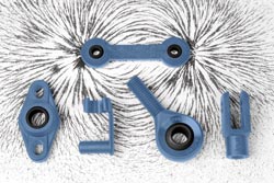 New blue, metal-detectable igubal bearings for food industry