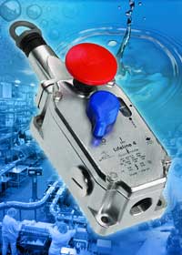 Cable pull switch features stainless steel housing