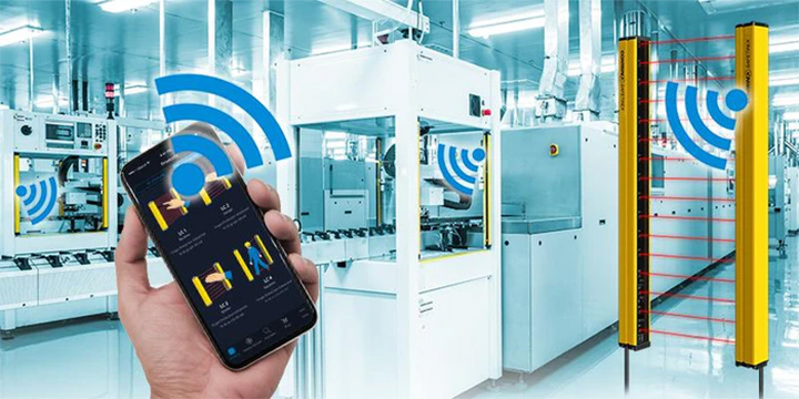 Contrinex speeds up the commissioning of safety light curtains