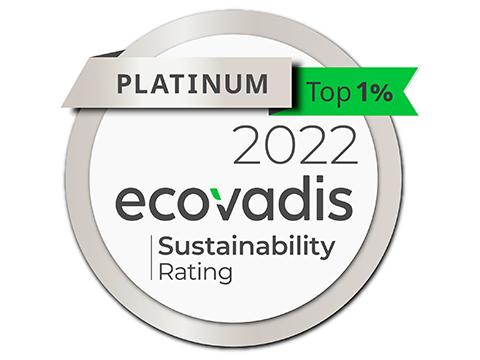 RS awarded platinum-level sustainability rating by Ecovadis