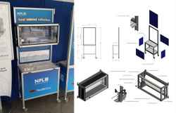 MiniTec designs and supplies display cabinets for NPL exhibit
