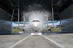 igus energy chains, plastic bearings in de-icing aircraft 