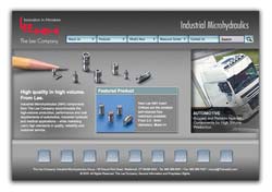 New Lee Company website for Industrial Microhydraulics