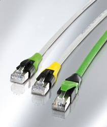 Standard and custom Industrial Ethernet cables and connectors