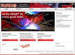Murex Welding Products - website redesigned and enhanced