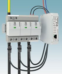 Intelligent monitoring of surge protection systems