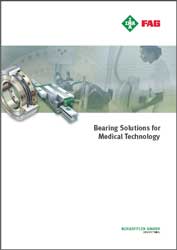 Free brochure: 'Bearing solutions for medical technology'