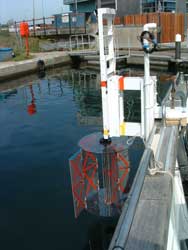 Torque sensor monitors output of prototype tidal turbine