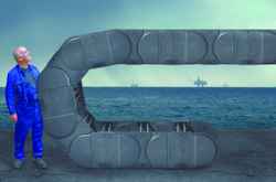 igus exhibits largest plastic energy chain at Offshore Europe 