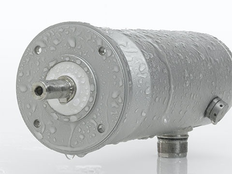 Anodised servo motor for washdown and outdoor applications